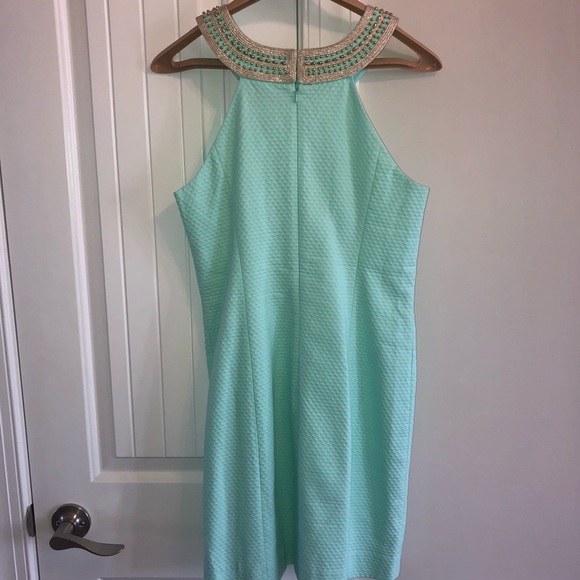 Lilly Pulitzer Aqua Shift Dress - Picture 2 of 2